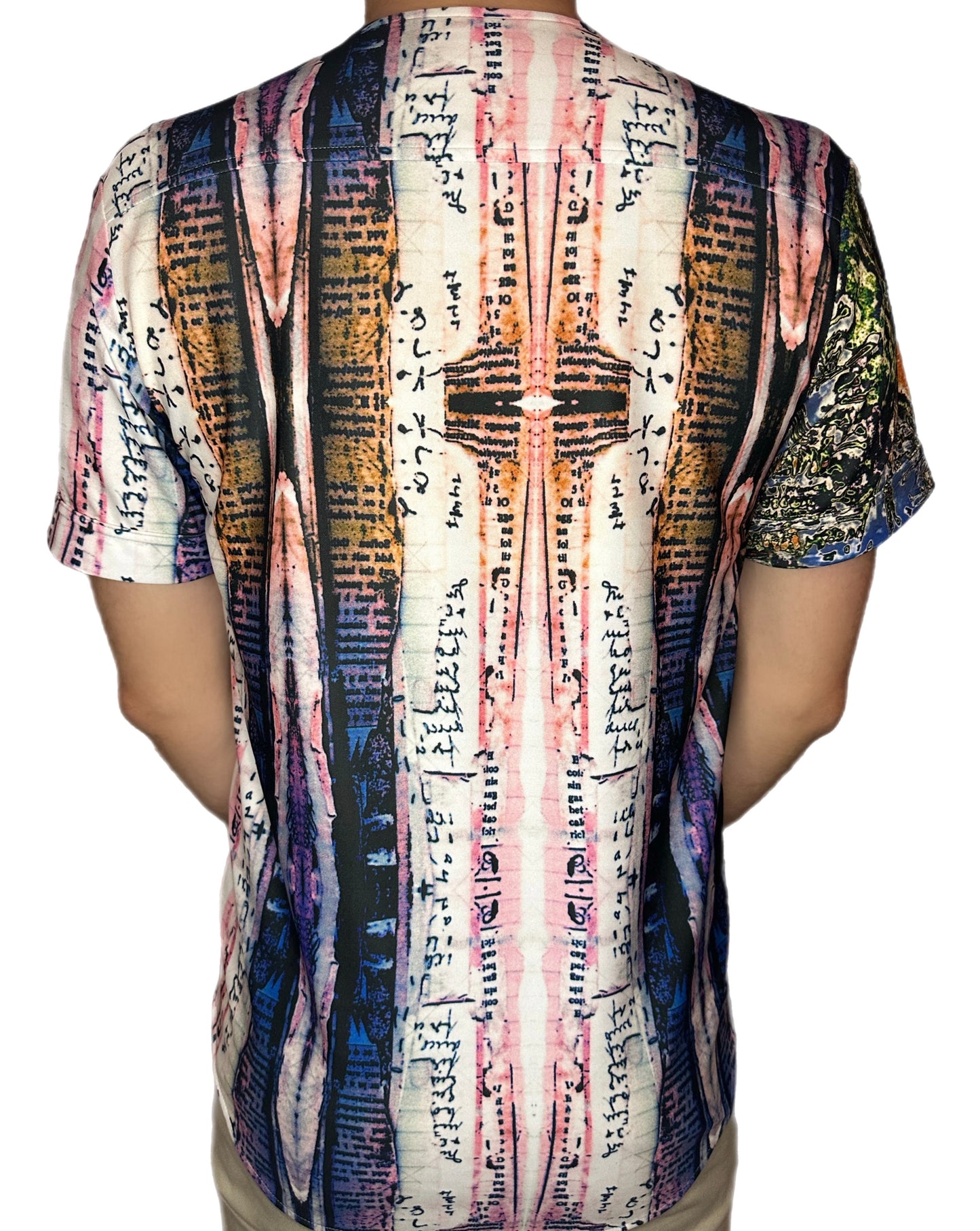 Sinister Recipe Short Sleeve Button Down Shirt