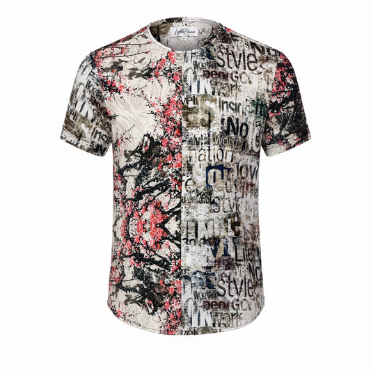 Urban Blossom Short Sleeve Button Down Shirt